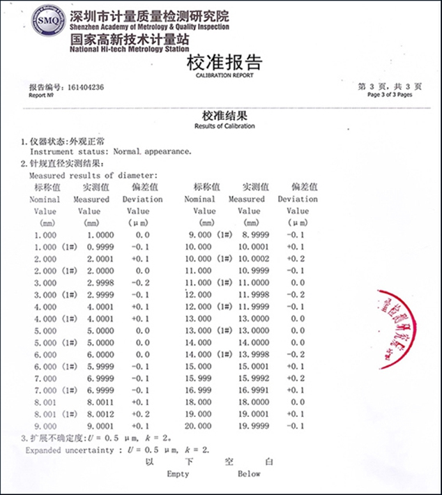 校準(zhǔn)報(bào)告2